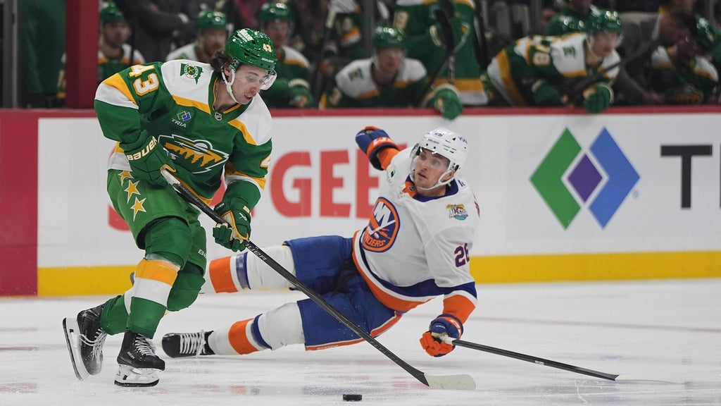 Schaefer scores his 2nd goal of the game in OT to lift Islanders past Wild, 4-3 — Blaine Sports news